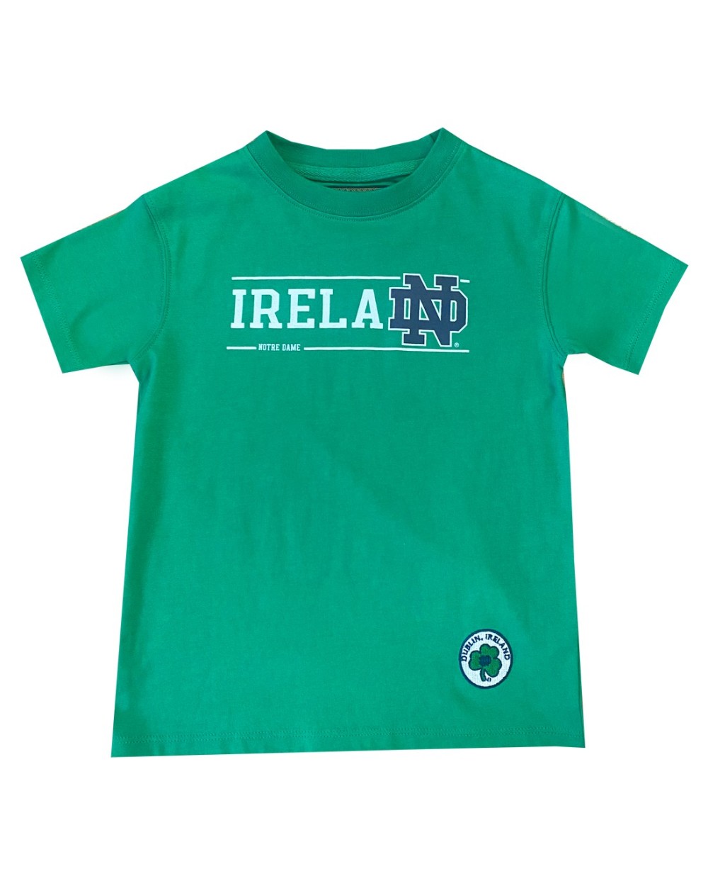 Ireland Notre Dame Kids T-shirt in Emerald