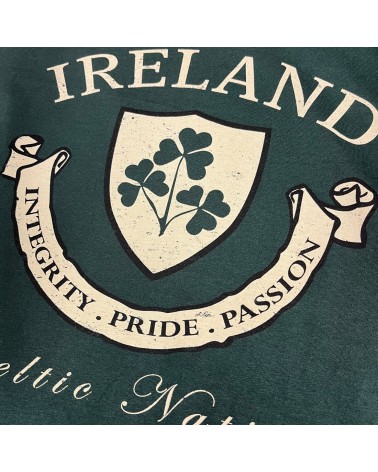 Lansdowne Ireland Crest in Bottle Green & Natural