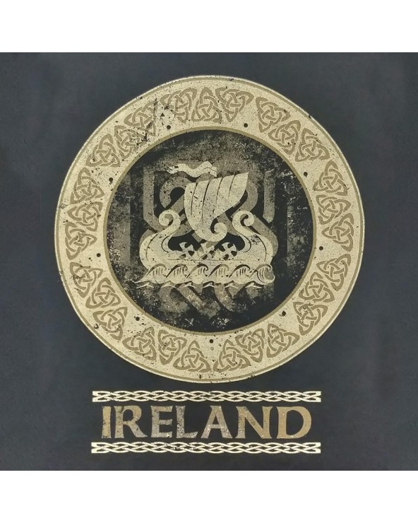 Black Ireland Celtic Viking Design T-shirt
