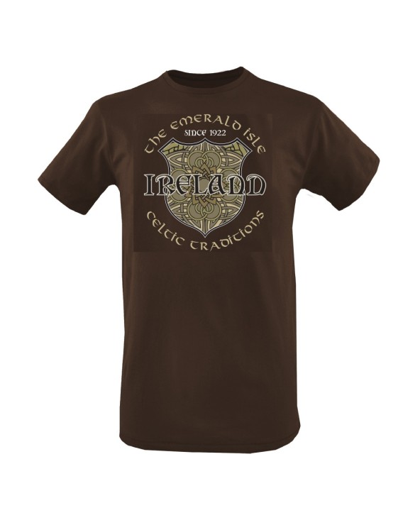 Chocolate Brown Emerald Isle T-shirt