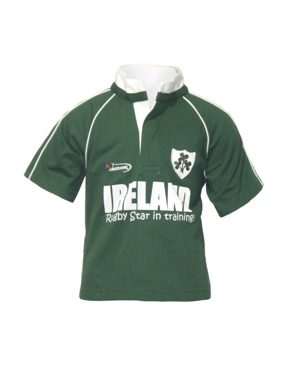 Lansdowne Sports Official Collection Bottle Green Baby Rugby Star Baby Rugby Shirt