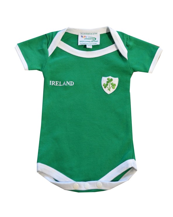 Lansdowne Sports Official Collection Emerald Green Shamrock Baby Vest