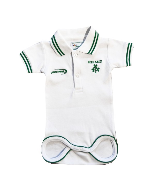 Lansdowne Sports Official Collection White Polo Baby Vest