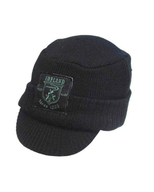 Lansdowne Sports Official Collection Black Knit Cadet Hat