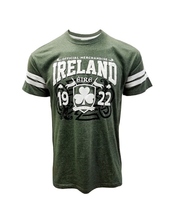 Moss Green Ireland Trademark Tape Sleeve T-shirt