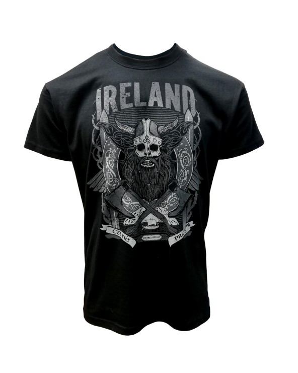 Black Ireland Viking T-shirt