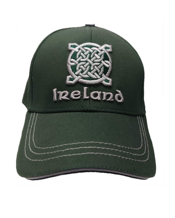 Bottle Green Ireland Celtic Knot Baseball Cap