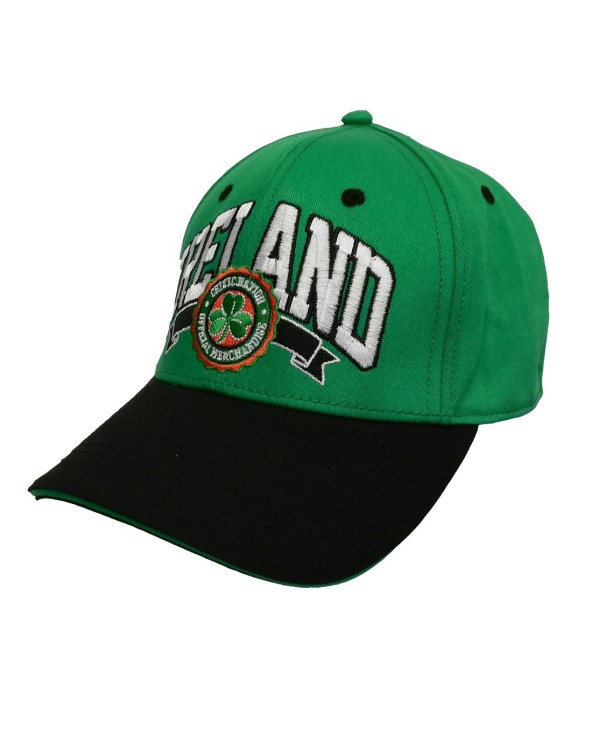 Emerald Green & Navy Ireland Crest Baseball Cap