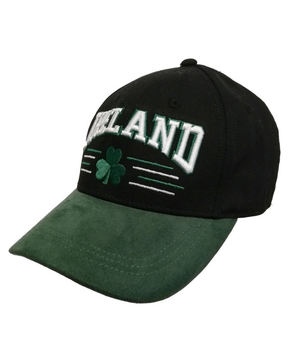 Black/ Bottle Green Ireland Shamrock Baseball cap