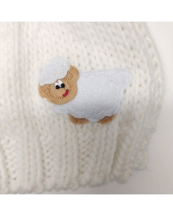 Traditional Craft Cream Sheep Kids Knit Hat