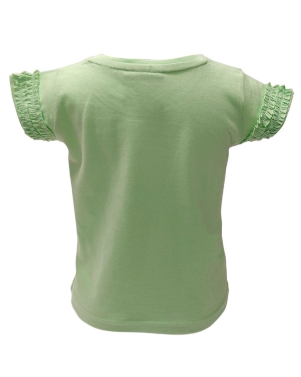 Mint Green Ireland Girl Leprechaun Kids T-shirt