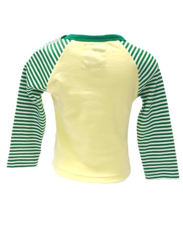 Green/ Yellow Stripe Leprechauns Made Me Do It Kids T-shirt