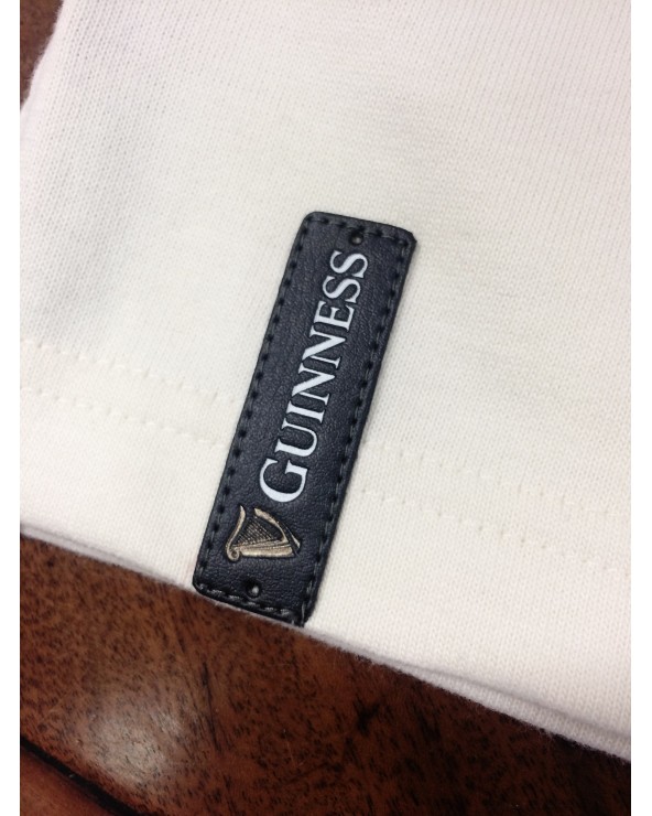 Guinness Pewter Cream Long Sleeve Rugby Shirt