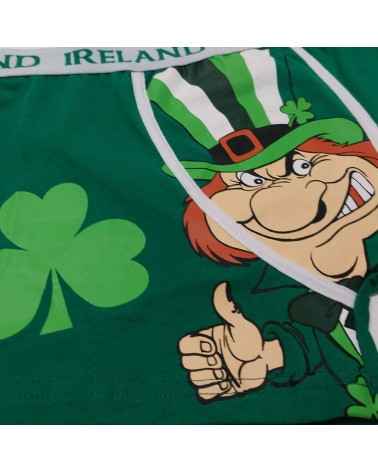 Traditional Craft Green Luck O' The Irish Leprechaun Boxer