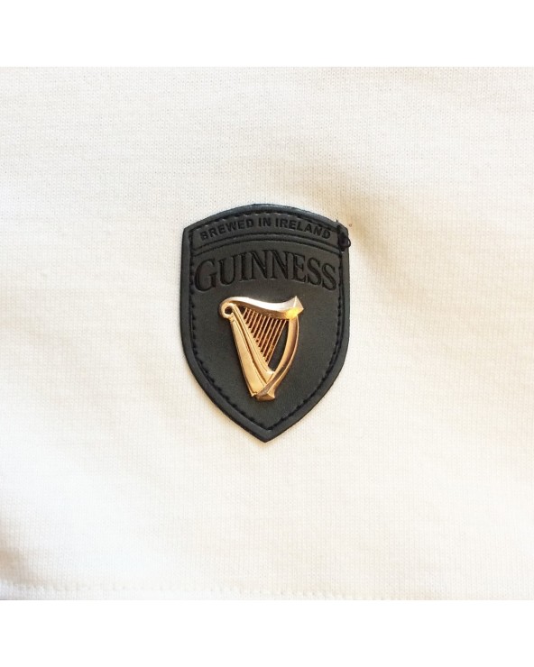 Guinness Pewter Cream Long Sleeve Rugby Shirt