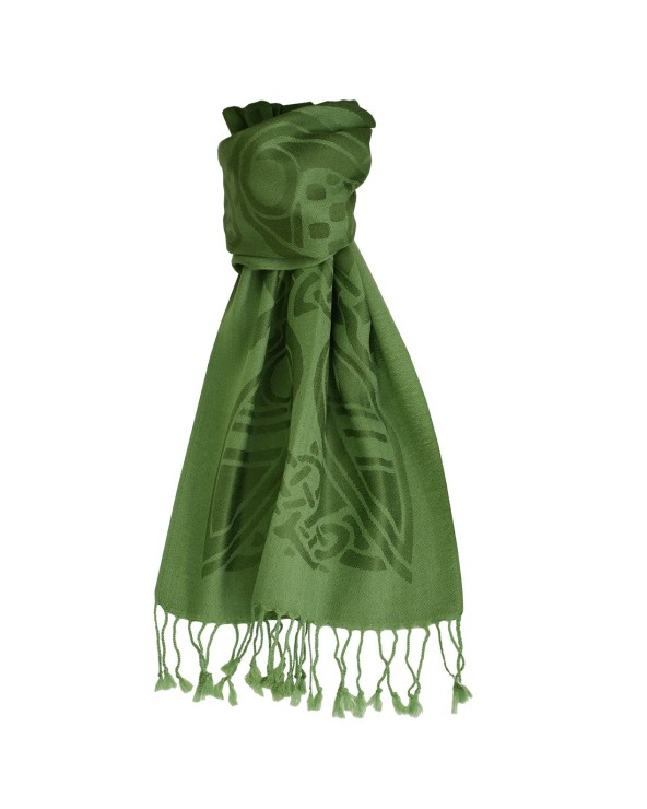 Patrick Francis Ireland Forest Green Wool Scarf