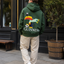 No Back Image/No Comp  Guinness Football Toucan Hoodie in Forest Green