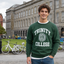 Trinity College Dublin Bottle Green/ White Crest Sweatshirt