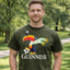 Guinness Football Toucan T-Shirt in Forest Green