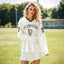 Guinness Harp Mesh Long Sleeve Top in Cream