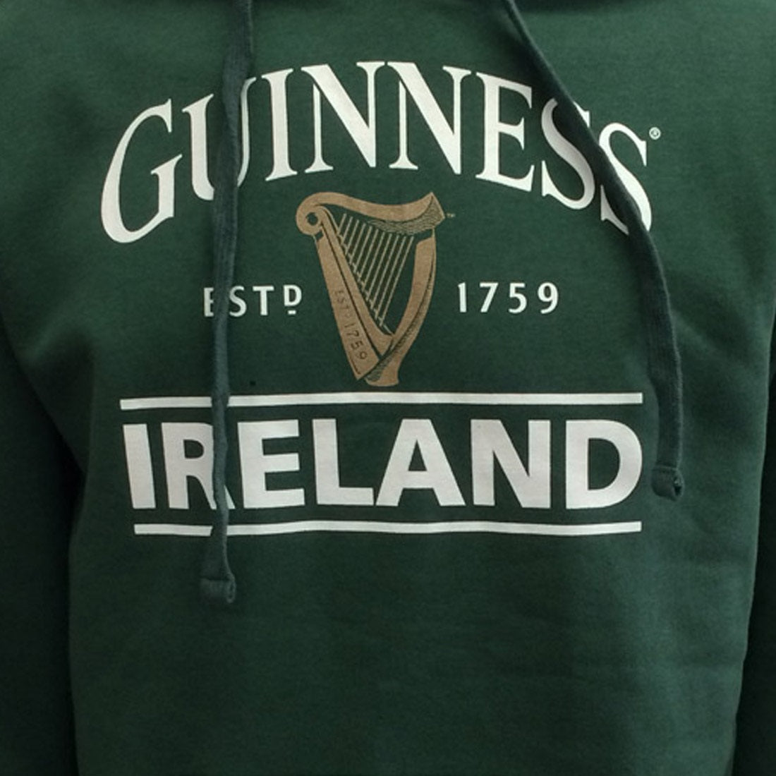 Guinness Bottle Green Harp Unisex Hoodie