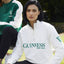 Guinness 1/4 Zip in Cream & Spring Green