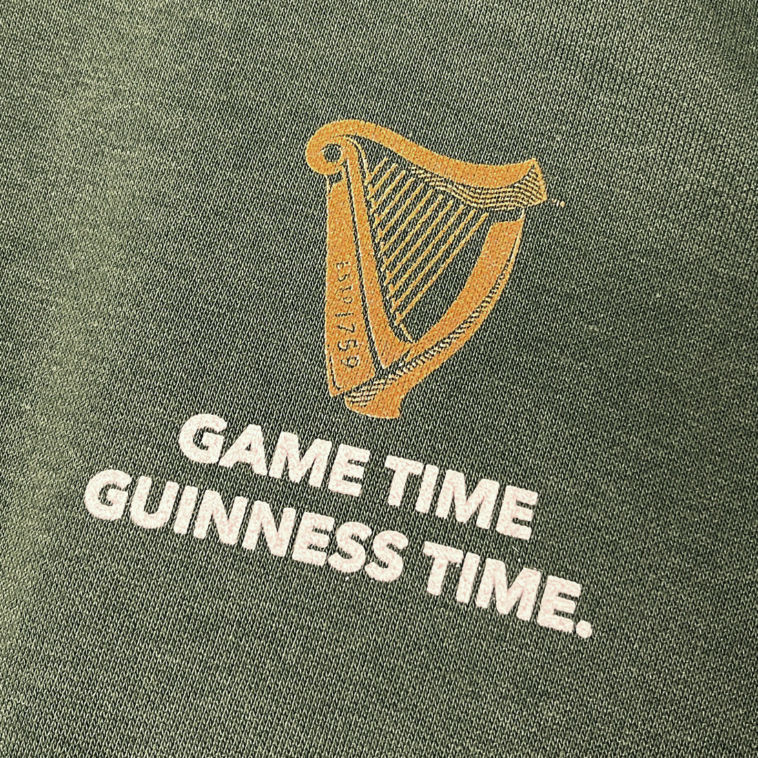 No Back Image/No Comp  Guinness Football Toucan Hoodie in Forest Green
