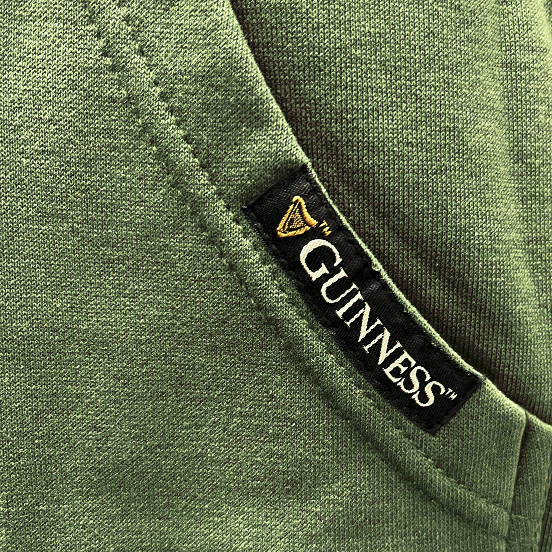 No Back Image/No Comp  Guinness Football Toucan Hoodie in Forest Green