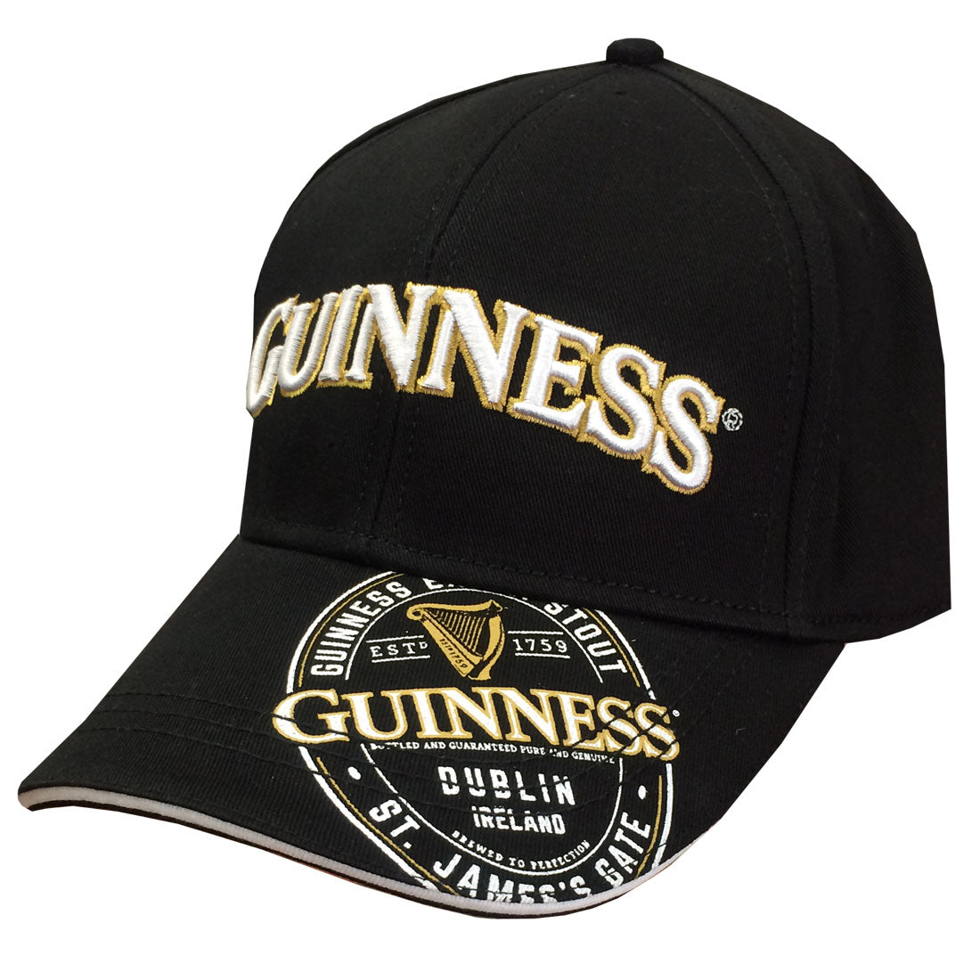 Guinness Classic Label Baseball Cap in Black