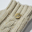 Natural Guinness Cable Rib Knit Gloves