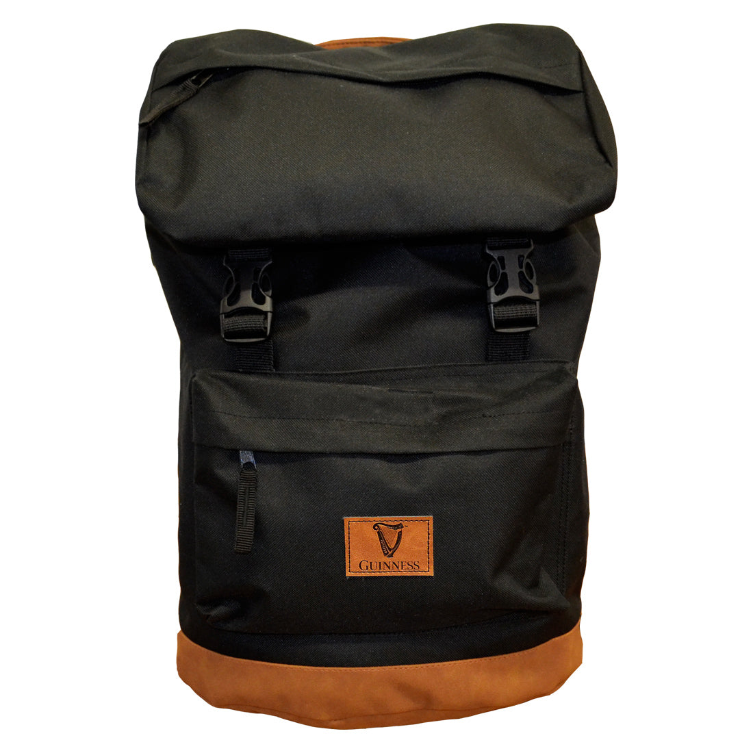 Guinness ‘Suede Base’ Backpack in Black & Brown