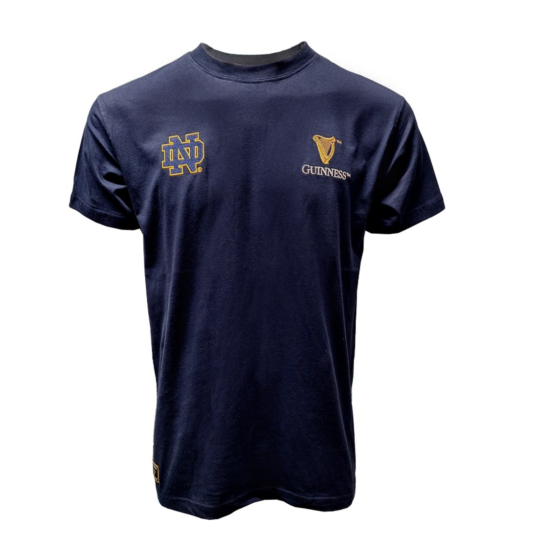 NAVY NOTRE DAME GUINNESS LOGO GO IRISH MEN T-SHIRT