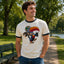 CREAM/NAVY GUINNESS NOTRE DAME TOUCAN RINGER T-SHIRT