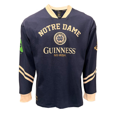 NAVY/CREAM GUINNESS NOTRE DAME AMERICAN FOOTBALL TOP