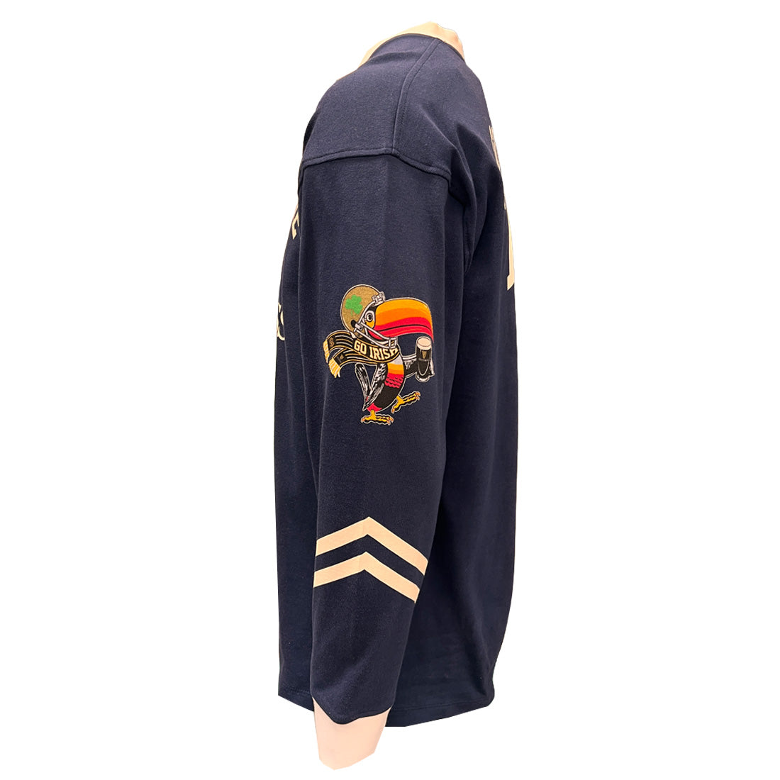 NAVY/CREAM GUINNESS NOTRE DAME AMERICAN FOOTBALL TOP