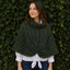 Patrick Francis Ireland Bottle Green Speckled Wool Cape