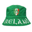 Ireland Reversible Bucket Hat in Emerald & White