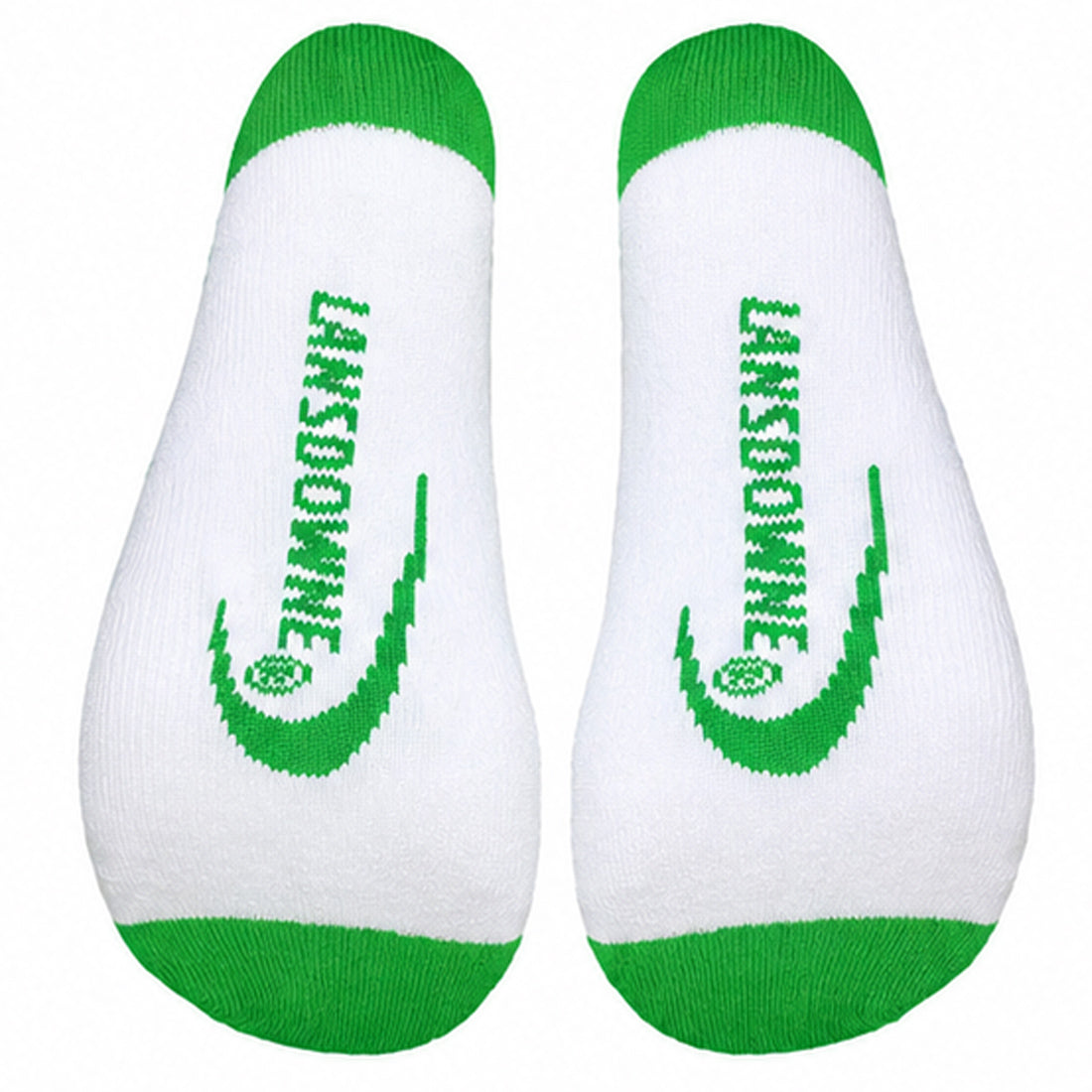Shamrock Adults Sports Socks in White & Emerald