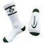 Shamrock Adults Sports Socks in White & Bottle Green