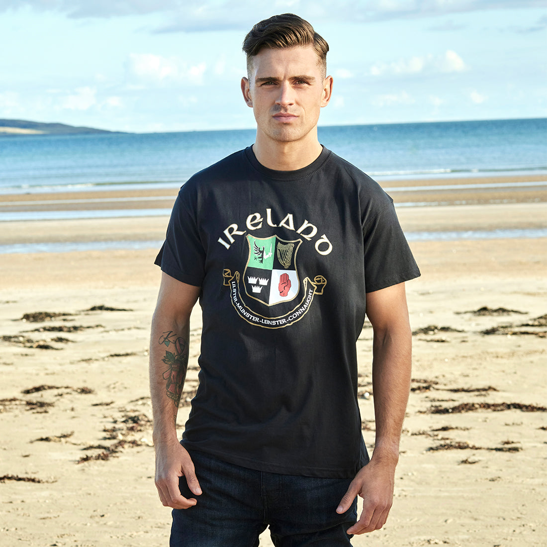 Ireland Four Provinces T-Shirt in Navy