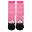 Traditional Craft Pink/ White Stripe Sheep Kids Socks
