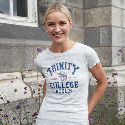 Trinity College Dublin Grey Ladies T-shirt