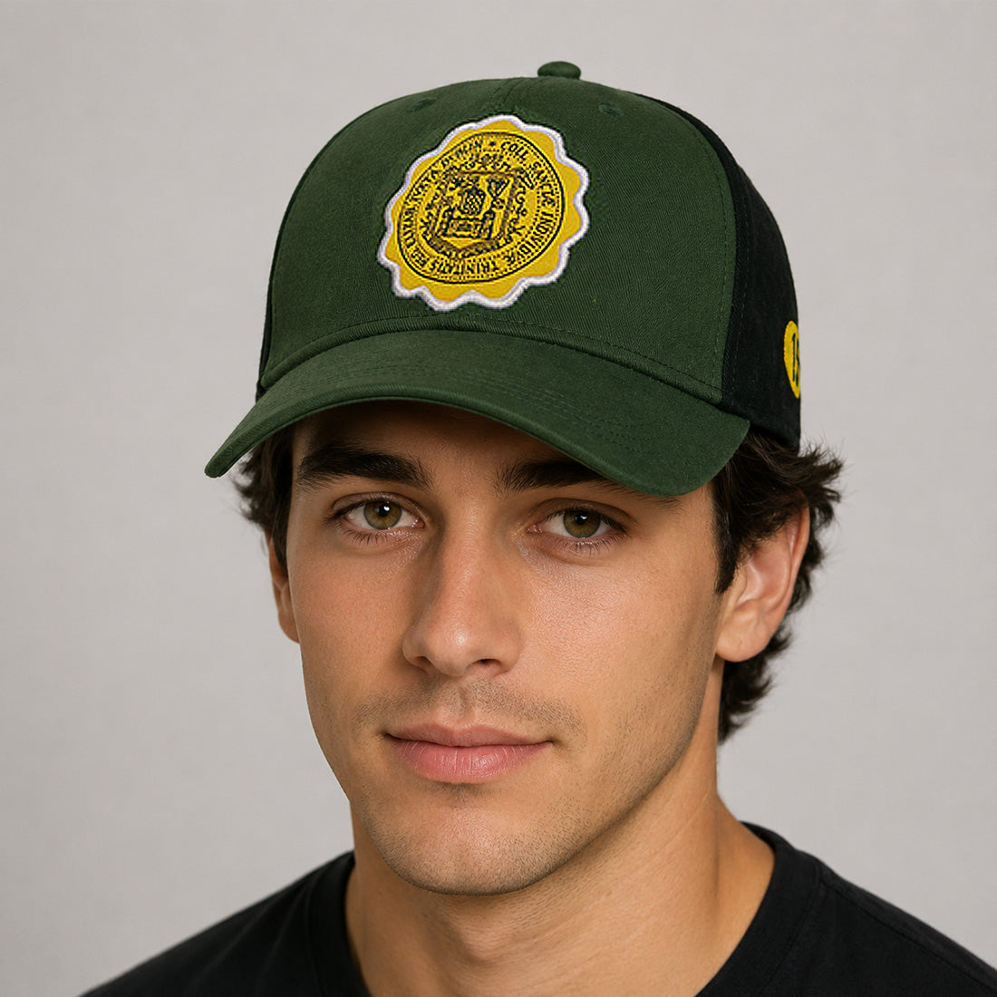 Trinity College Dublin Bottle Green Seal Baseball Cap