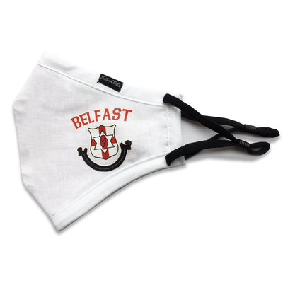 Adult Red/White Belfast Barrier Mask (NSAI SWIFT 19 Compliant)