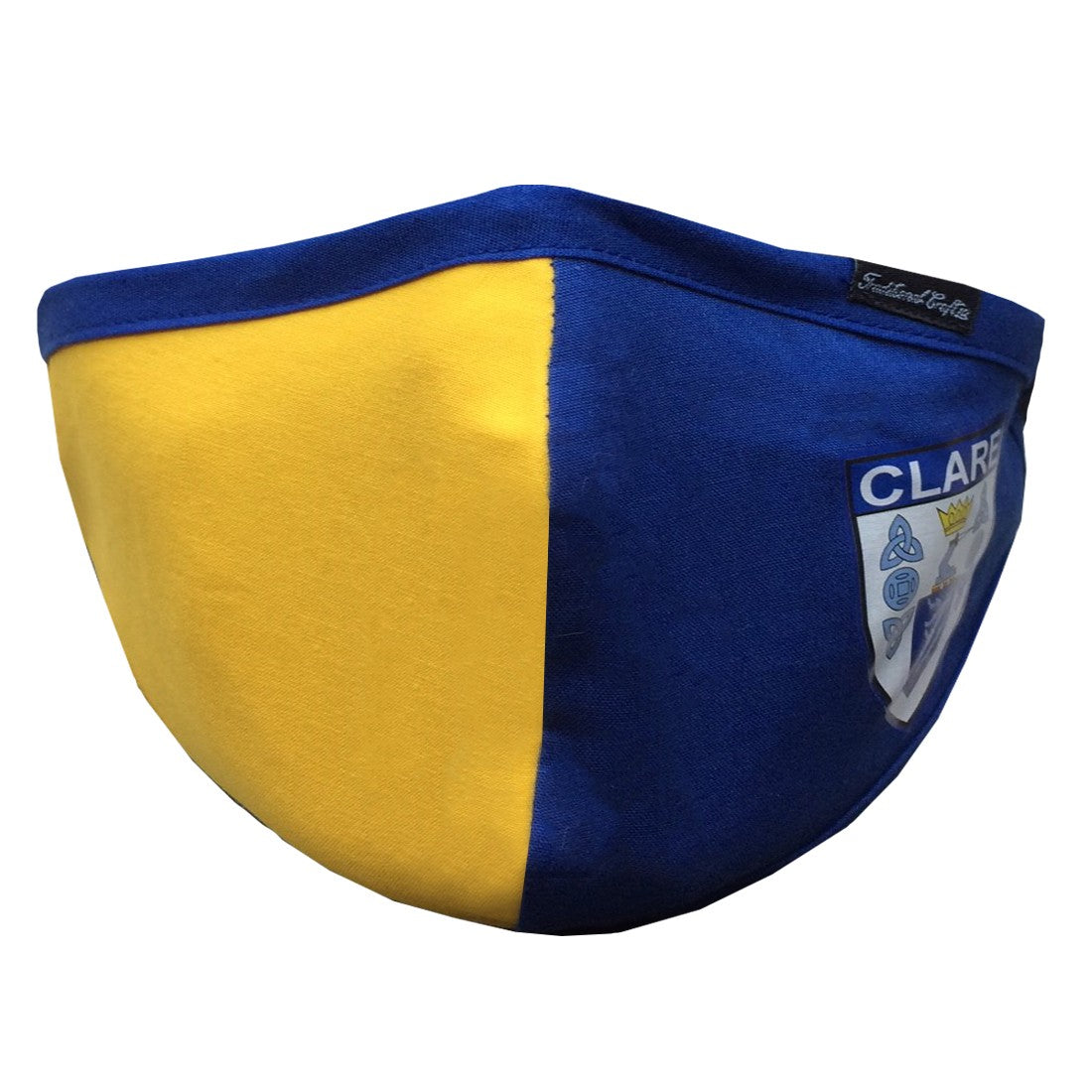 Adult Yellow/Blue Clare Barrier Mask (NSAI SWIFT 19 Compliant)