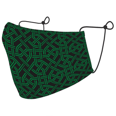 Adults Black Celtic Knot Barrier Mask (NSAI SWIFT 19 Compliant)