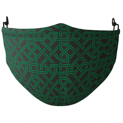 Adults Black Celtic Knot Barrier Mask (NSAI SWIFT 19 Compliant)