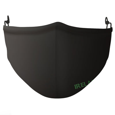 Adults Black Ireland Barrier Mask, (NSAI SWIFT 19 Compliant)