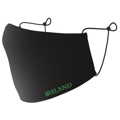 Adults Black Ireland Barrier Mask, (NSAI SWIFT 19 Compliant)