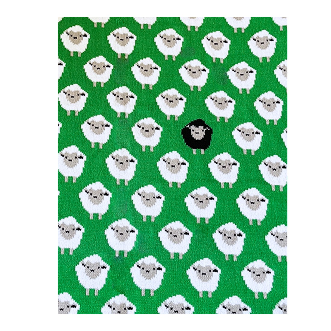 All Over Sheep Baby Blanket in Green